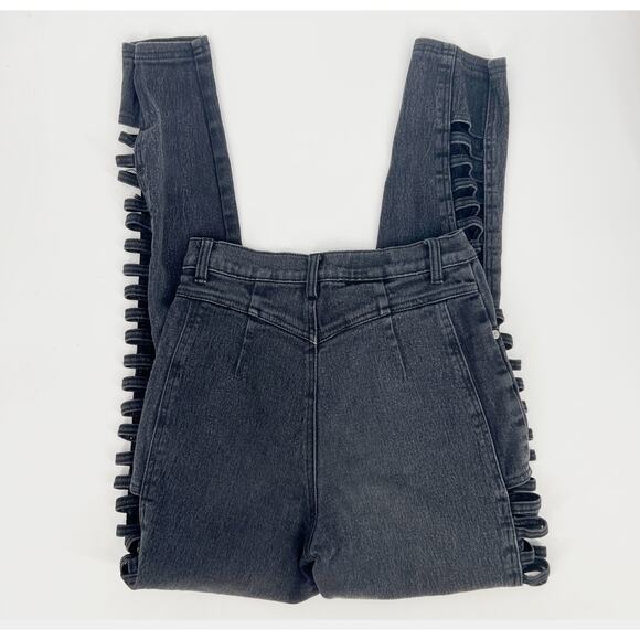Y2k Vintage Cut Out Punk High-Rise Jeans - Picture 4 of 6